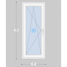Окно ПВХ Montblanc 60 П/О CП24 (уценка)